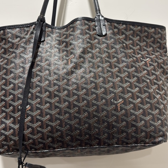 Authentic Goyard St Louis Tote PM Black - Picture 14 of 16